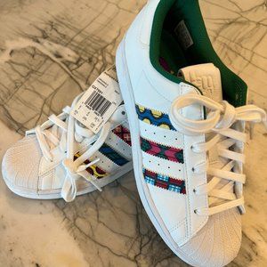 NEW w/Tags Adidas Originals Superstar Craig & Karl GX7991 White and Green shoes